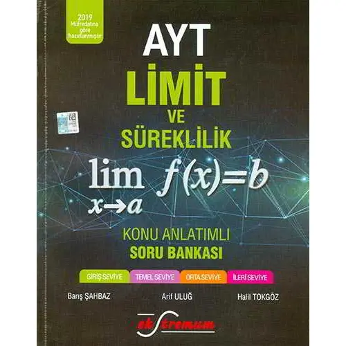 Ekstremum AYT Limit ve Süreklilik Konu Anlatımlı Soru Bankası