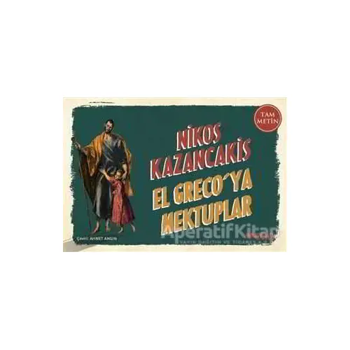 El Grecoya Mektuplar (Mini Kitap) - Nikos Kazancakis - Can Yayınları