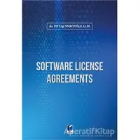 Software License Agreements - Elif Ezgi Sıvacıoğlu - Adalet Yayınevi