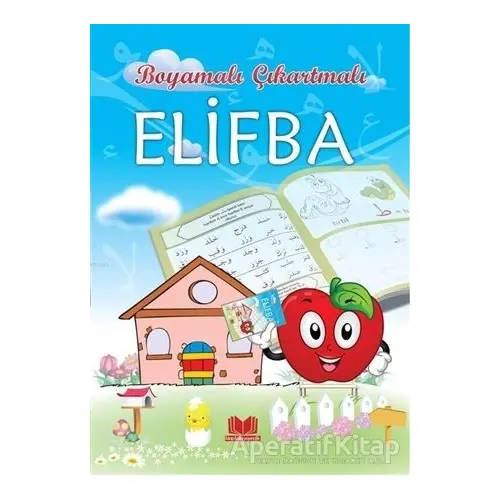 Boyamalı Çıkartmalı Elifba - Kolektif - Kitap Kalbi Yayıncılık