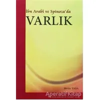 İbn Arabi ve Spinoza’da Varlık - Metin Yasa - Elis Yayınları