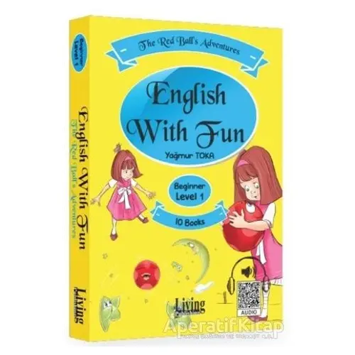 English With Fun Level 1 - 10 Kitap - Yağmur Toka - Living English Dictionary