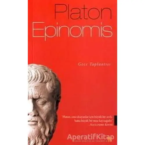 Epinomis - Platon (Eflatun) - Sosyal Yayınları