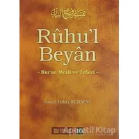 Ruhul Beyan Tefsiri - 10. Cilt - İsmail Hakkı Bursevi - Erkam Yayınları