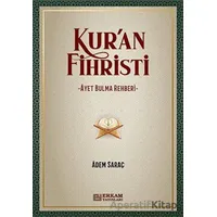 Kuran Fihristi - Adem Saraç - Erkam Yayınları