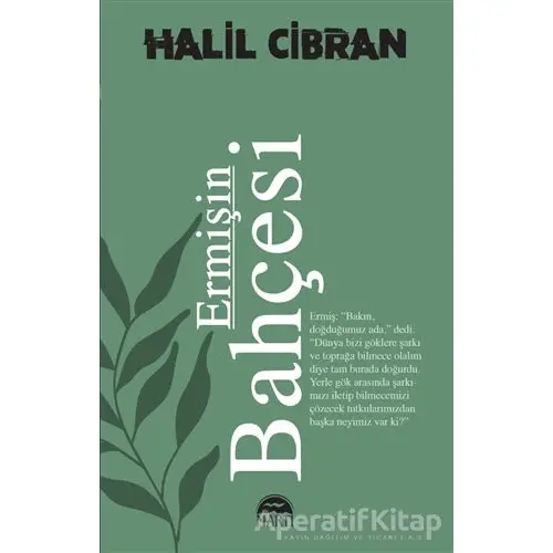 Ermişin Bahçesi - Halil Cibran - Martı Yayınları