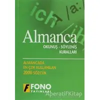 Almanca Okunuş - Söyleniş Kuralları - Kolektif - Fono Yayınları