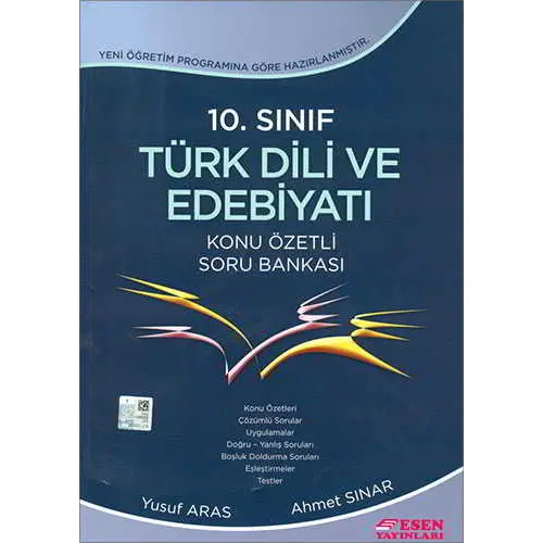 Esen 10.Sınıf Türk Dili ve Edebiyatı Konu Özetli Soru Bankası