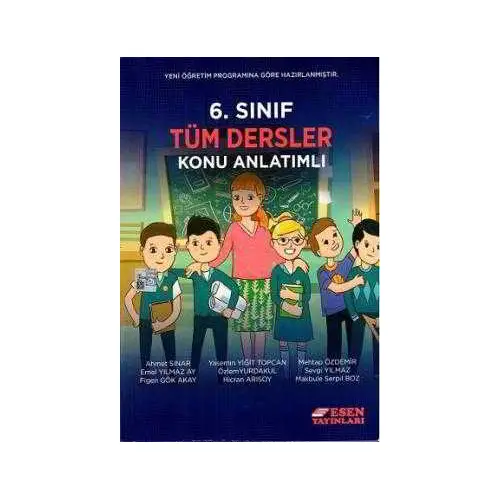 Esen 6.Sınıf Tüm Dersler Konu Anlatımlı