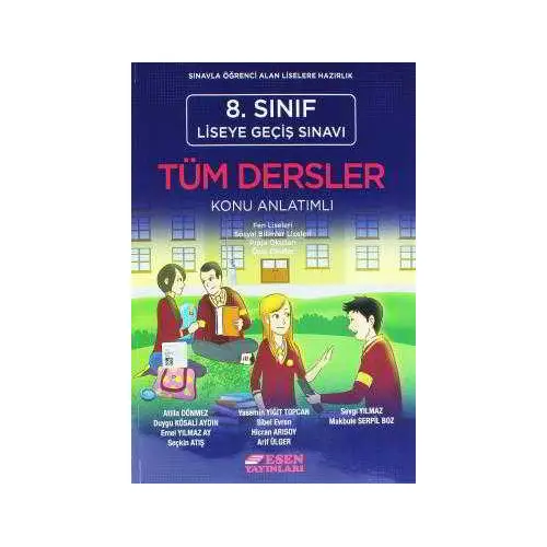 Esen 8.Sınıf Tüm Dersler Konu Anlatımlı