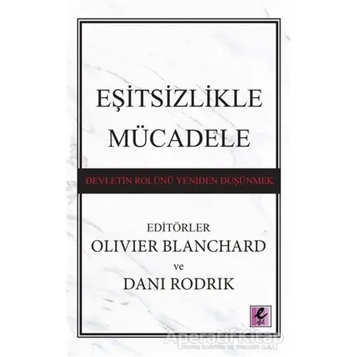 Eşitsizlikle Mücadele: Devletin Rolünü Yeniden Düşünmek - Kolektif - Efil Yayınevi