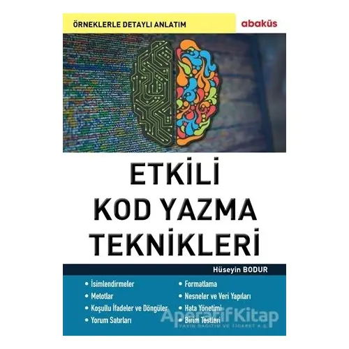 Etkili Kod Yazma Teknikleri - Hüseyin Bodur - Abaküs Kitap