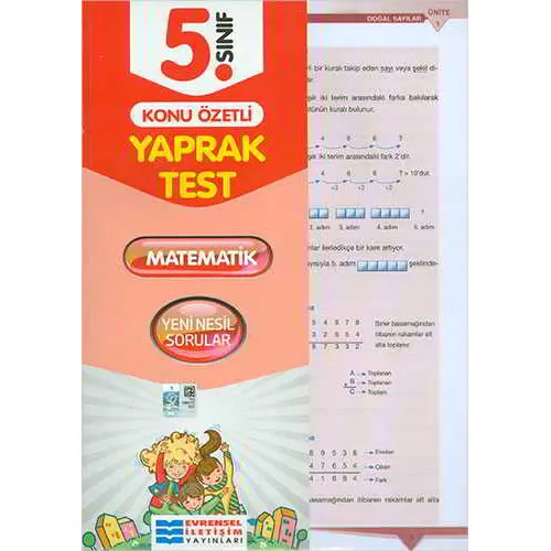 Evrensel 5.Sınıf Matematik Konu Özetli Yaprak Test