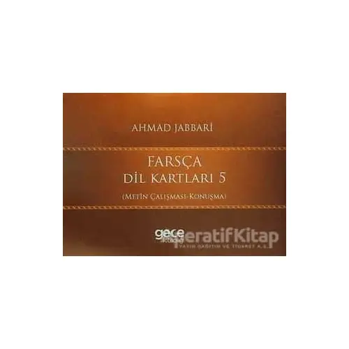 Farsça Dil Kartları 5 - Ahmad Jabbari - Gece Kitaplığı