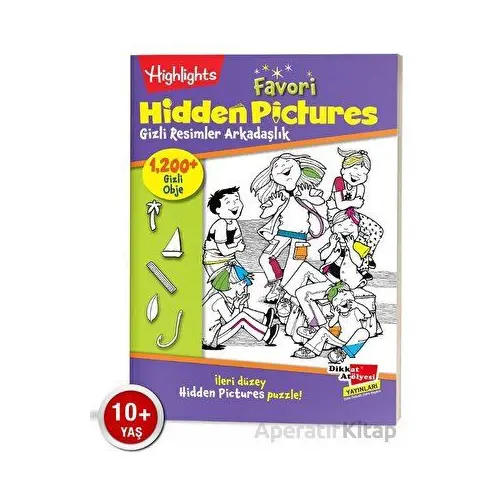 Favori Hidden Pictures - Arkadaşlık Puzzle (Tek Kitap) - Kolektif - Dikkat Atölyesi Yayınları