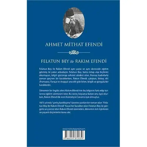 Felatun Bey ile Rakım Efendi - Ahmet Mithat - Maviçatı Yayınları