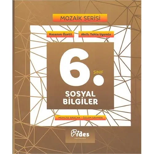 Fides 6.Sınıf Sosyal Bilgiler Mozaik Serisi Kazanım Özetli Soru Bankası