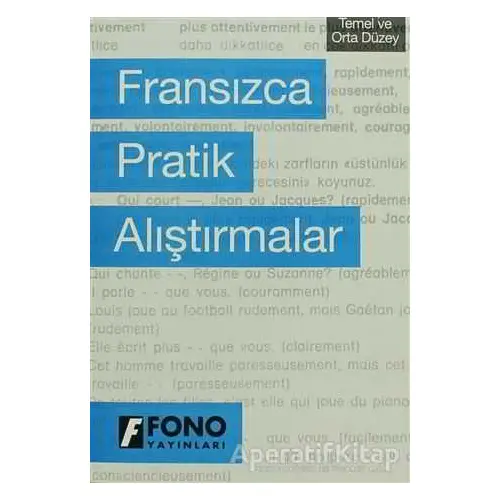 Fransızca Pratik Alıştırmalar - Robert Levy - Fono Yayınları