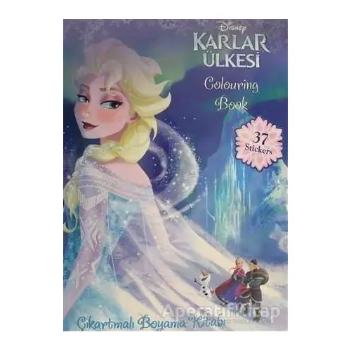 Frozen Coloring Book - Çıkartmalı Boyama Kitabı 37 Stickers - Kolektif - Doğan Egmont Yayıncılık