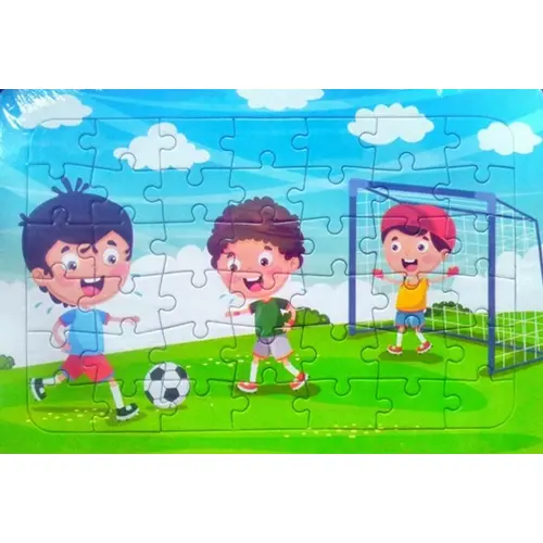 Futbol - Hikayeli Yapboz 42 Parça Puzzle - El Ele İlk Adım Yayınları