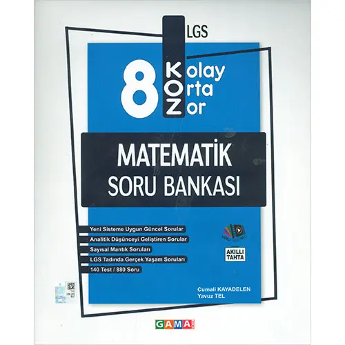 Gama Okul 8.Sınıf LGS Koz Matematik Soru Bankası