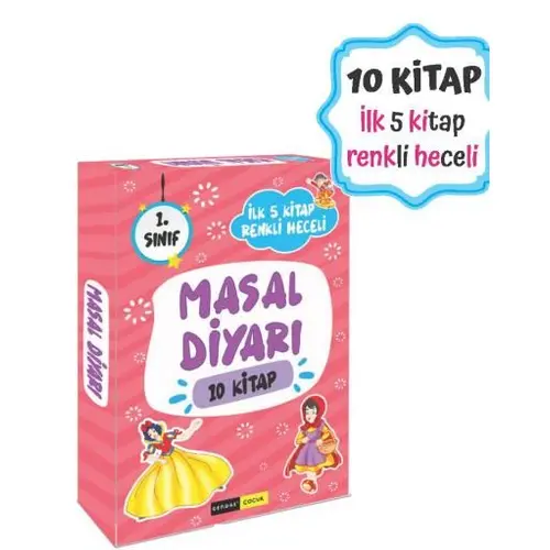 Gendaş 1.Sınıf Masal Diyarı 10 Kitap Set