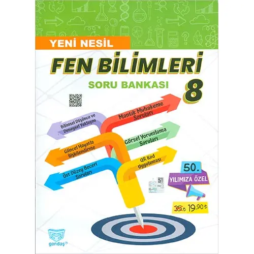 Gendaş 8.Sınıf Fen Bilimleri Yeni Nesil Soru Bankası