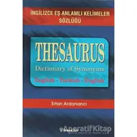 Thesaurus Dictionary Of Synonyms İngilizce Eş Anlamlı Kelimeler Sözlüğü