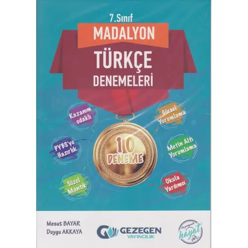 Gezegen 7.Sınıf Madalyon 10lu Türkçe Denemeleri