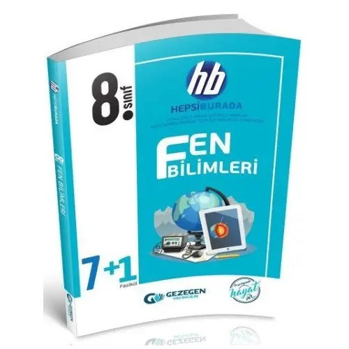 Gezegen 8. Sınıf Fen Bilimleri 7 + 1 Fasikül