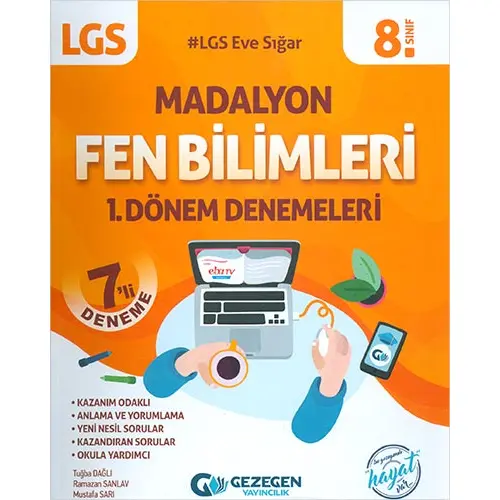 Gezegen 8.Sınıf Madalyon Fen Bilimleri 1.Dönem Denemeleri