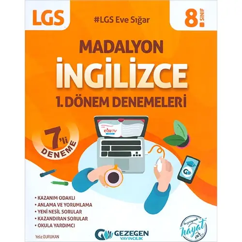 Gezegen 8.Sınıf Madalyon İngilizce 1.Dönem Denemeleri