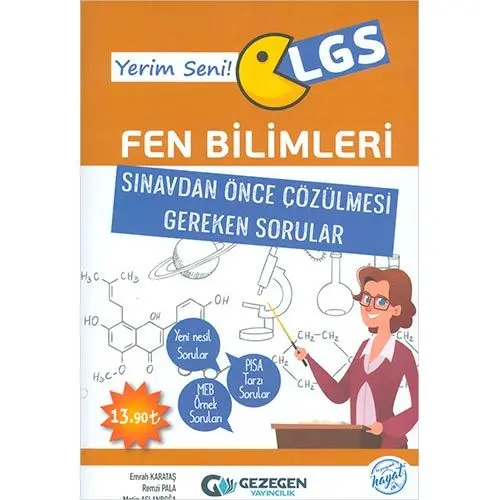 Gezegen LGS Fen Bilimleri Sınavdan Önce Çözülmesi Gereken Sorular