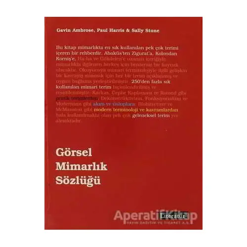 Görsel Mimarlık Sözlüğü - Gavin Ambrose - Literatür Yayıncılık