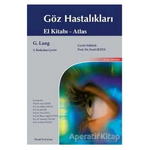 Göz Hastalıkları El Kitabı - Atlas - G. Lang - Palme Yayıncılık