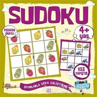 Çocuklar İçin Sudoku Kes Yapıştır (4+ Yaş) - Kolektif - Dokuz Çocuk