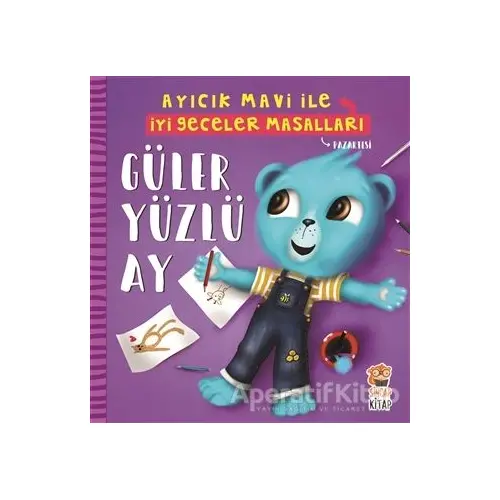 Güler Yüzlü Ay - Ayıcık Mavi İle İyi Geceler Masalları - Melek Dinçer - Sincap Kitap