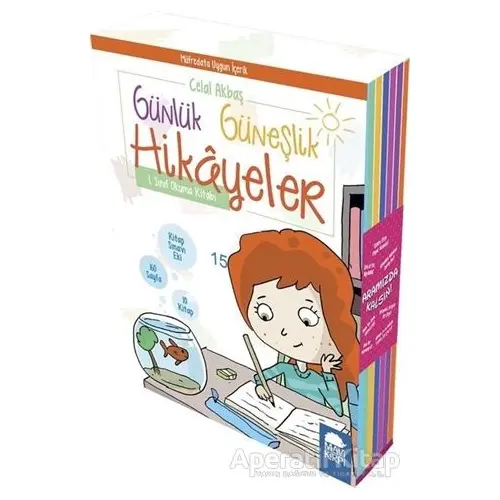 Günlük Güneşlik Hikayeler - 1. Sınıf Okuma Kitabı (10 Kitap Takım)