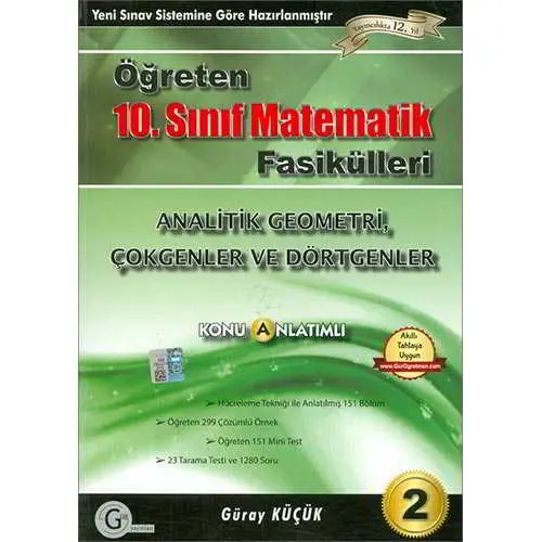 Gür 10.Sınıf Matematik Analitik Geometri, Çokgenler ve Dörgenler