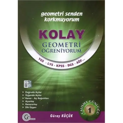 Gür Kolay Geometri Öğreniyorum Çalışma Günlüğü-1