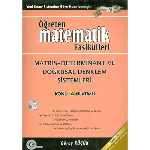 Gür Matris Determinant ve Doğrusal Denklem Sistemleri Öğreten Matematik Fasikülleri