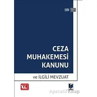 Ceza Muhakemesi Kanunu (2023) - Gürsel Yalvaç - Adalet Yayınevi