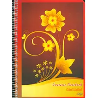 Okul Defteri A5 Boy 96 Yaprak Çizgili Spiral Kapak Alfa Defter