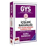 Yargı GYS T.C İçişleri Bakanlığı Yazı İşleri Müdürü Kadrosu İçin Konu Özetli Soru Bankası