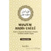 Manzum Hadis Usulü - Osman Aydın - Kitabi Yayınevi