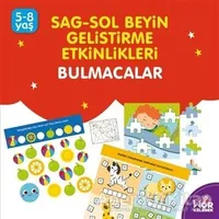 Sağ-Sol Beyin Geliştirme Etkinlikleri Bulmacalar - Kolektif - Halk Kitabevi