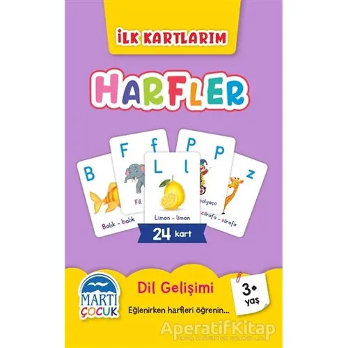 Harfler - İlk Kartlarım - Kolektif - Martı Çocuk Yayınları