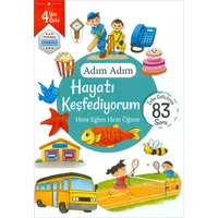 Adım Adım Hayatı Keşfediyorum 6 Yaş - Zeka Geliştiren 63 Soru Revzen Kitap