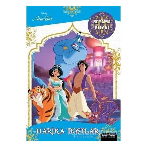 Harika Dostlar Boyama Kitabı - Disney Alaaddin - Kolektif - Doğan Egmont Yayıncılık