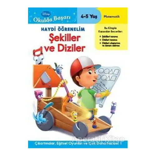 Haydi Öğrenelim - Şekiller ve Diziler 4-5 Yaş - Kolektif - Doğan Egmont Yayıncılık